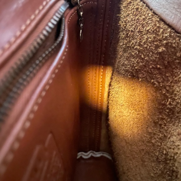 Coach Vintage Nottingham 9948 Brown Leather Turnlock Shoulder Bag - Picture 10 of 10